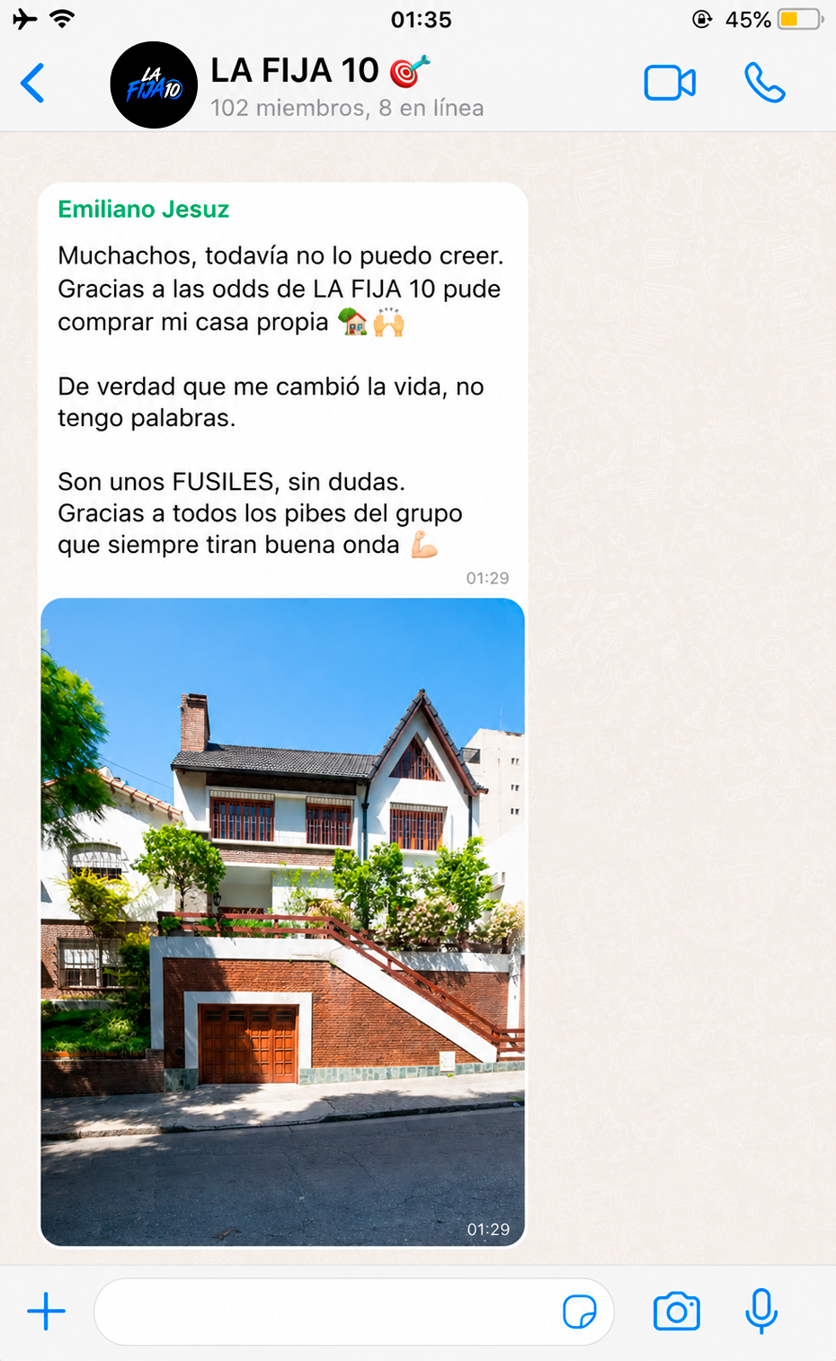 Print de miembro — casa propia